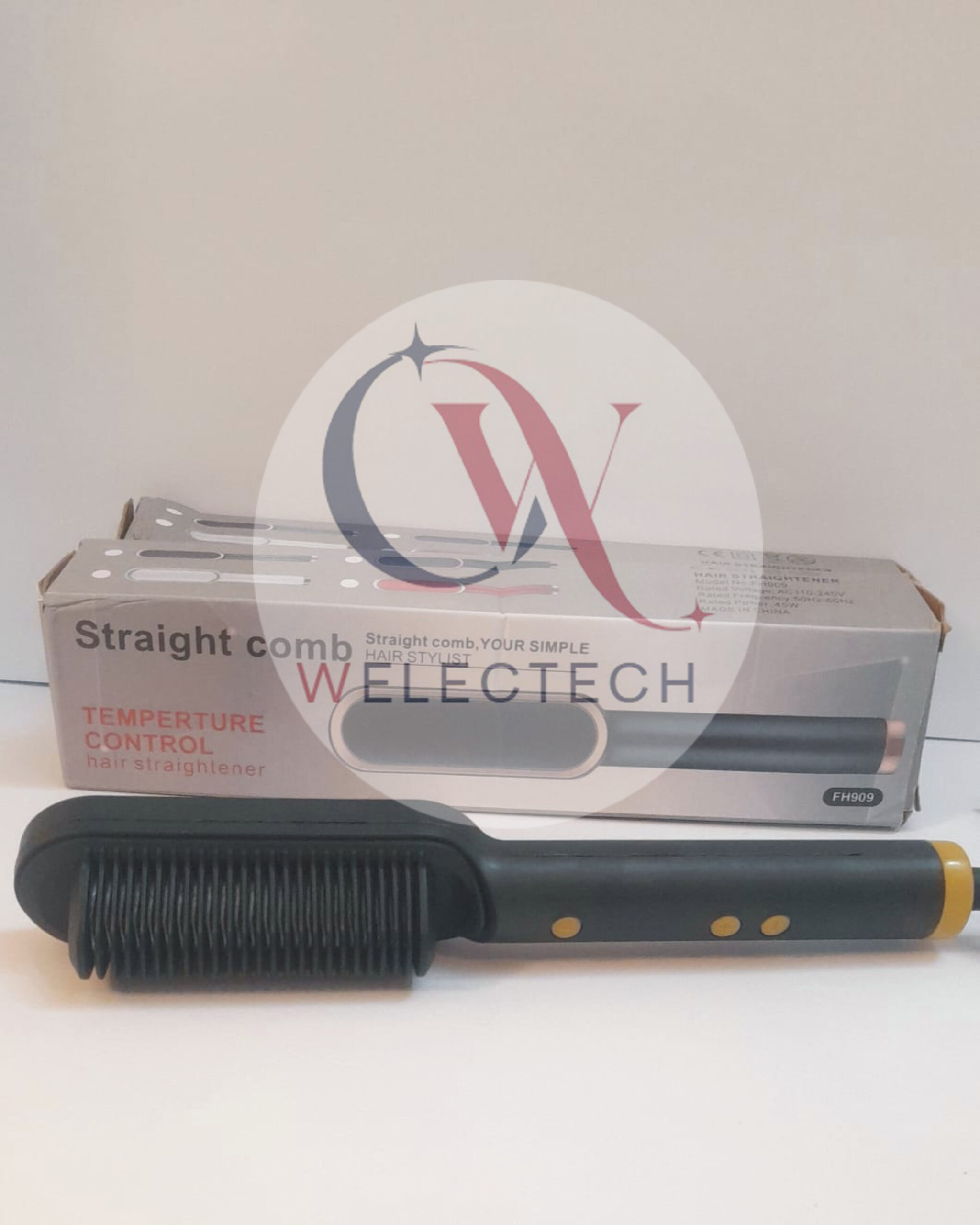 Hot straight comb