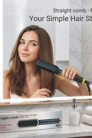Hot straight comb